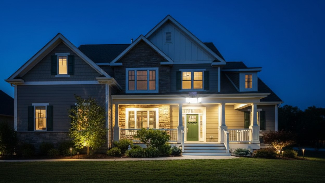 security LED home lighting